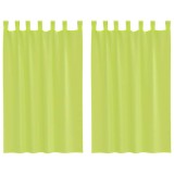 Cumpara ieftin Perdele din voile cu tabla 2 buc Verde mar