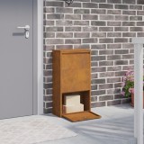 VidaXL Cutie poștală pentru colete 44x22x82 cm Oțel rezistent la vreme