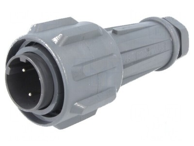 Conector circular mufă tată PIN 3 filet interior - Prin rotire foto
