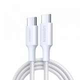 Cablu Date si Incarcare USB-C - USB-C UGREEN L501, 60W, 1m, Alb