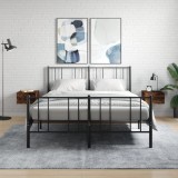 vidaXL Noptiere de perete, 2 buc., stejar afumat, 35x35x20 cm 829831