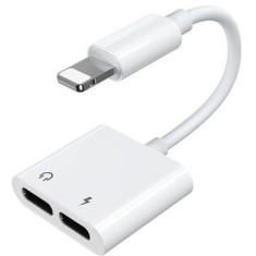 Adaptor Audio Joyroom Lightning La 2 X Lightning, Alb - S-y104