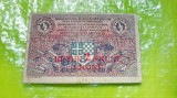 G61-Bancnota Serbia 1/2 dinar-2 koroane 1919.