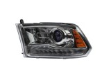 Far Ram 1500, 01.2018- Model : 1500, Classic; 1500/2500/3500, 05.2012-2015, montare fata, stanga, cu lentile; cu indicator led; cu lumina de zi; cu l