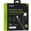 Innostyle Powerflex Usb Lightning Mfi Cablu De &Icirc;ncărcare Rapidă Pentru Iphone Kevlar 2M Negru