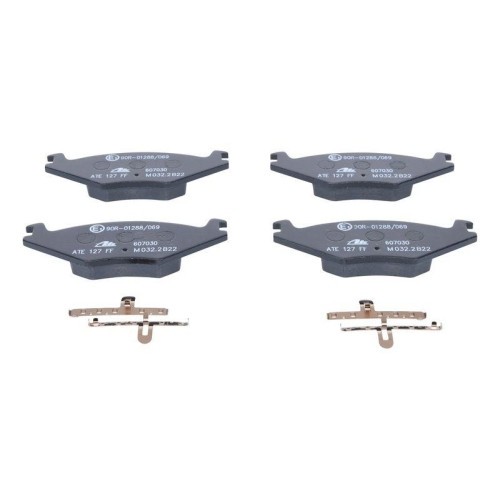 Set placute frana fata ATE Seat Cordoba (6K) 1993-2002 Ibiza II (6k1) 1993-2002; VW Derby Golf II 1983-1992 Jetta II 1983-1992 Polo Classic 1985-1994