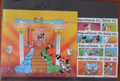 1990 - ANTIGUA AND BARBUDA- WALT DISNEY - HOLLYWOOD foto