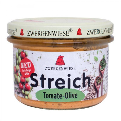 Pate Vegetal cu Tomate si Masline Bio 180 grame Zwergenwiese foto