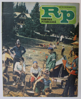 ROMANIA PITOREASCA , REVISTA LUNARA EDITATA DE MINISTERUL TURISMULUI , NR.10 , OCTOMBRIE, 1981 foto