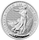 Marea Britanie BRITANNIA 2022 - 1 OZ .999 Silver, Europa, Argint