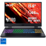 Laptop Gaming Acer Nitro 5 AN515-58 cu procesor Intel&reg; Core&trade; i7-12700H pana la 4.70 GHz, 15.6 Full HD, IPS, 144Hz, 16GB, 1TB SSD, NVIDIA&reg; GeForce RTX&trade;