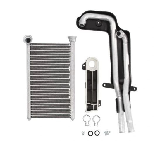 Radiator Incalzire Peugeot 108, 04.2014-, motor 1.0, benzina, 1.2 PureTech, benzina, cu conducte, aluminiu brazat/aluminiu, 256x160x54 mm, Valeo