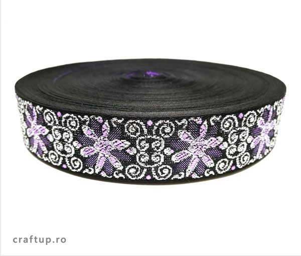 Bandă decorativă Fulvia 25mm (rolă 25m) Bandă decorativă Fulvia 25mm (rolă 25m)