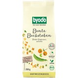 Paste Litere Colorate Bio Byodo, 250g, Grau Dur, Pentru Copii, Timp Preparare 6-7 Min