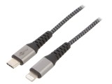Cablu USB 2.0 Lightning la USB-C 2m Negru 87W