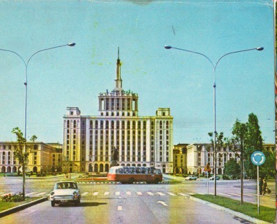 CPIB 16562 CARTE POSTALA - BUCURESTI. CASA SCANTEII, AUTOTURISM foto
