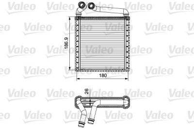 VALEO 811500 Schimbator caldura, incalzire habitaclu foto