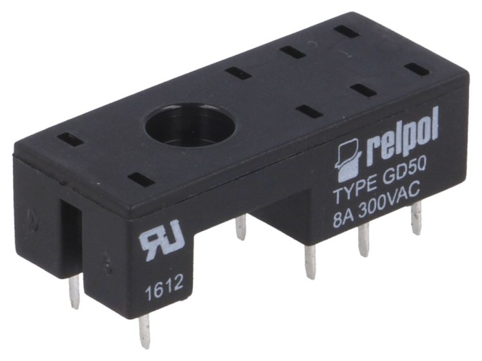 Stativ PCB PIN 8 8A 300VAC