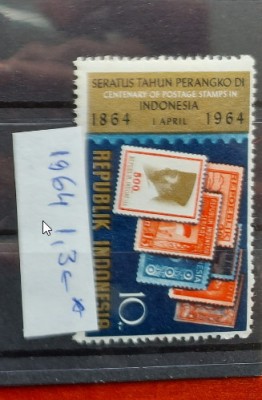 TS21 - Timbre serie - Republik Indonesia - 1964 foto