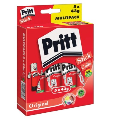 Lipici solid Pritt 1445029, tub 43 g, pachet de 5 - NOU foto