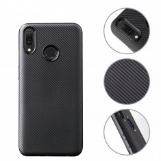 Husa New Carbon Fiber Apple Iphone XS 5.8 Negru