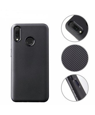 Husa New Carbon Fiber Samsung Galaxy A6+ (2018) Neagra foto