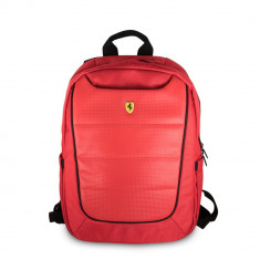 Rucsac Laptop Original Ferrari Scuderia Pit Stop Collection, 15&amp;quot;, Rosu foto