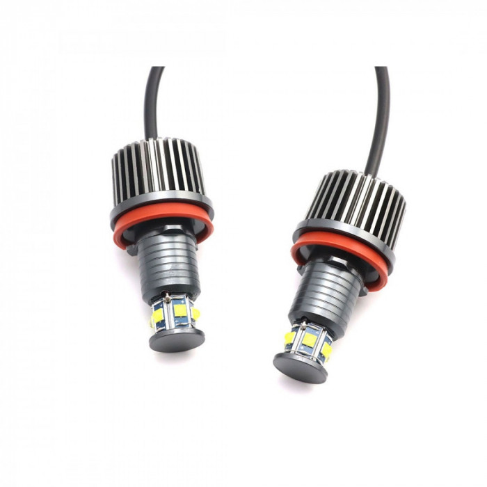 Set 2 becuri LED 80W Marker Angel Eyes compatibil BMW Seria 6 E63 E64 Facelift