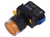 Comutator cu LED acţionat prin apăsare