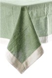 Fata masa bumbac verde alb 140 x 320 cm
