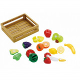 Set de joaca ladita cu fructe sectionate 22 piese Just Like Foods, Generic