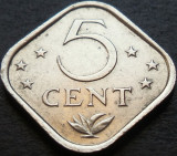Cumpara ieftin Moneda exotica 5 CENTI - ANTILELE OLANDEZE (Caraibe), anul 1971 * cod 100 B, America Centrala si de Sud