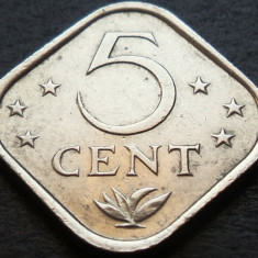 Moneda exotica 5 CENTI - ANTILELE OLANDEZE (Caraibe), anul 1971 * cod 100 B