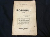 Poporul 1913 de Simion Mehedinti editura Minerva !