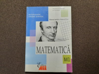 EUGEN RADU OVIDIU SONTEA MANUAL PENTRU CLASA A 11-A M1,RF22/4 foto