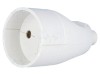 Conector alimentare AC 2P 250V 16A albă