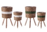 Set 4 ghivece flori 19,5 x 33 cm, 24 x 44 cm