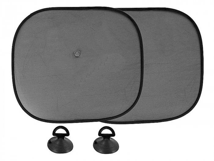 Jaluzele 44x38 Cm Cu Ventuze Negre, 2 Buc Carmotion 58558