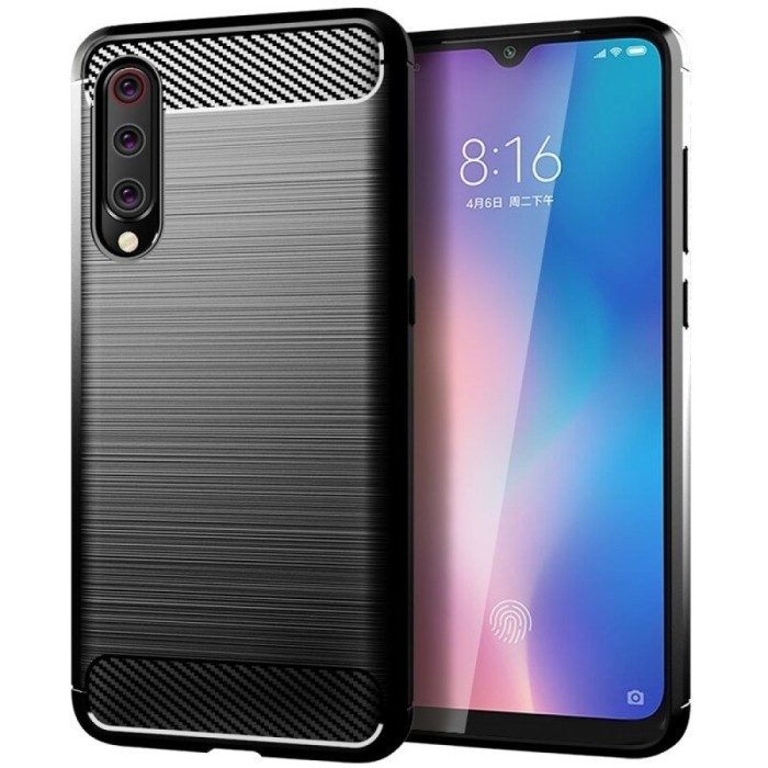 Husa Pentru XIAOMI Mi A3 Mi CC9e - Carbon (Negru) FORCELL