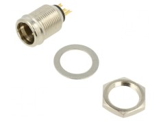 Soclu XLR mini tata 4 PIN bronz aurit 500V foto