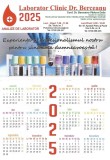 Romania, Laborator Clinic Dr. Berceanu, calendar de buzunar, 2025