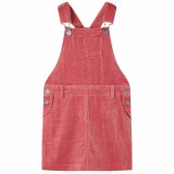 Cumpara ieftin Rochie salopetă pentru copii, velur, roz, 92