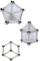 Set de constructie MalPlay Magnetic Crystal 84 piese
