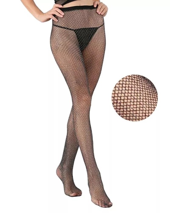 Eross ciorapi Soft Sparkle XS/M Black