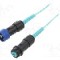 Conector fibra optica, {{Subtip conector}}, 1 pini, BULGIN - PXF4055CAC