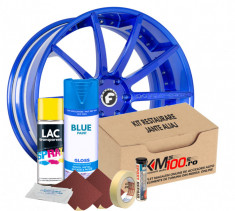 Kit reparatie jante, culoare SKY BLUE (V1) - Cod RAL: 5015 foto