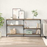 vidaXL Masă de consolă cu raft Stejar Artizanal 150 x 29 x 76,5 cm 882797