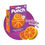 Burete de vase Vileda Punch parfum portocala, non-scratch