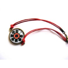 Bratara cu floare , bratara simpla cu motiv traditional 29667