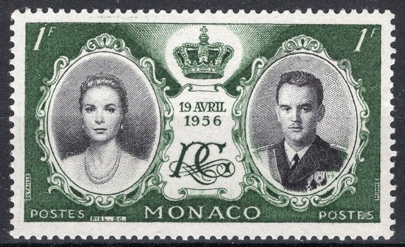 C3250 - Monaco 1956 - Nunta regala 1/5 neuzat,perfecta stare